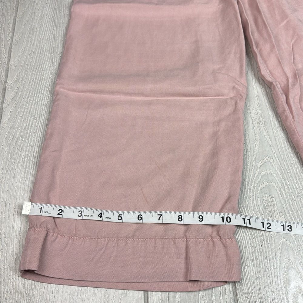 Anthropologie Blythe Paperbag Wide Leg Crop Pant is a high-rise, belted trouser - Picture 5 of 12